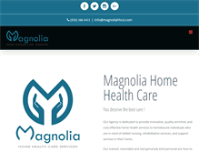 Tablet Screenshot of magnoliahhcsi.com